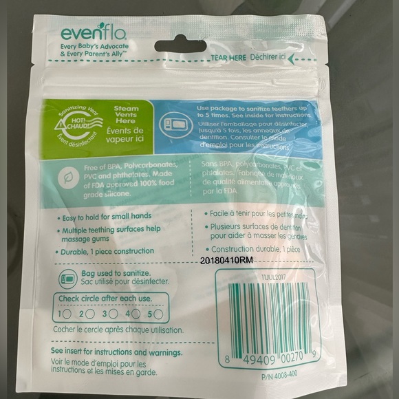 NWOT EVENFLO FEEDING 2 pk. Soothers - Picture 2 of 2